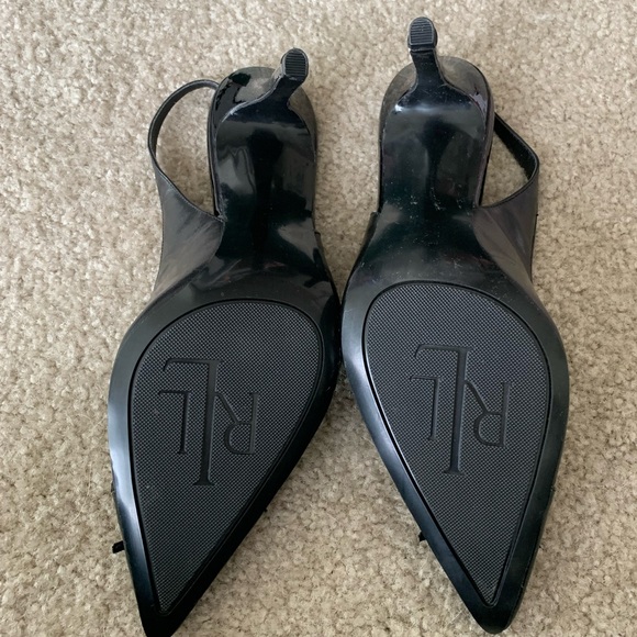 Ralph Lauren sling back shoes. Worn once (inside).Great condition.Box not avail. - Picture 3 of 3